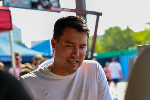 Adrian Sarmiento (FC Bayern Basketball, Kaufmaennischer Geschaeftsfuehrer), GER, FC Bayern Basketball, Saisonabschluss Fan-Fest, Saison 2025 2026, 22.06.2026, GER, FC Bayern Basketball, Saisonabschluss Fan-Fest, Saison 2025 2026, 22.06.2026 Muenchen *** Adrian Sarmiento, FC Bayern Basketball, Commercial Managing Director, GER, FC Bayern Basketball, End-of-Season Fan Fest, 2025–2026 Season, June 22, 2026, GER, FC Bayern Basketball, End-of-Season Fan Fest, 2025–2026 Season, June 22, 2026, Munich,detected_source_language Copyright: xEibner-Pressefoto JennixMaulx EP_JML