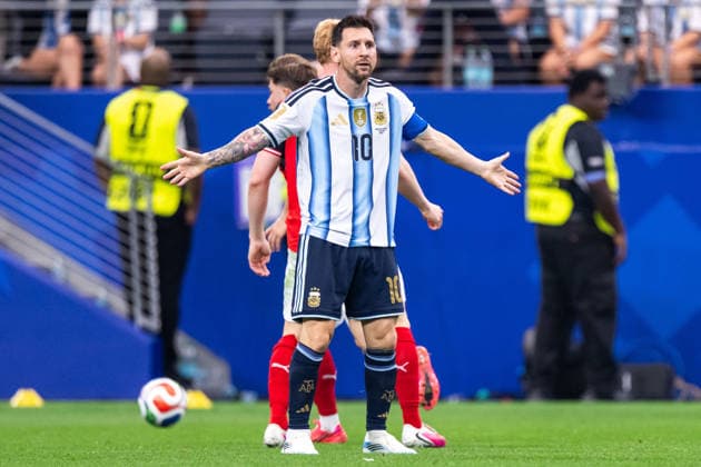 260622 Lionel Messi of Argentina reacts during the FIFA World Cup, WM, Weltmeisterschaft, Fussball 2026 football match between Argentina and Austria on June 22, 2026 in Dallas. Photo: Ludvig Thunman BILDBYRAN kod LT LT0807 fotboll football soccer fotball vm fotbolls-vm fotball-vm fotbolls-vm 2026 fifa world cup 2026 day 12 bbeng *** June 22, 2026  Copyright: LUDVIGxTHUNMAN BB260622LT098