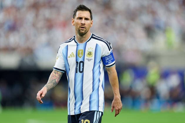 Lionel Messi (Argentinia) looks on during the FIFA World Cup, WM, Weltmeisterschaft, Fussball 2026 Group J match between Argentina and Austria at Dallas Stadium on June 22, 2026 in Dallas, United States. (Photo by Torbjorn Tande DeFodi Images) - *** Lionel Messi of Argentina looks on during the 2026 FIFA World Cup Group J match between Argentina and Austria at Dallas Stadium on June 22, 2026, in Dallas, United States. Photo by Torbjorn Tande, DeFodi Images,detected_source_language