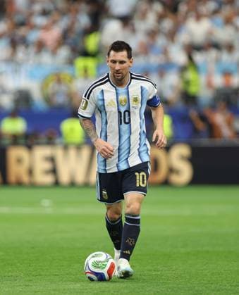 FIFA World Cup, WM, Weltmeisterschaft, Fussball 2026 - Argentina v Austria TEXAS, UNITED STATES OF AMERICA, June 22: Lionel Messi of Argentina national team, Nationalteam on the ball during the FIFA World Cup 2026 match in Group J between Argentina v Austria at Dallas Stadium, Arlington, Texas, on 22 June. (Photo by DC Photo Crystal Pix) Arlington Dallas Stadium United States Of America Copyright: xDCxPhotox xCrystaxPixx SportsxPressxPhotox Sportspressphoto_SPR173390
