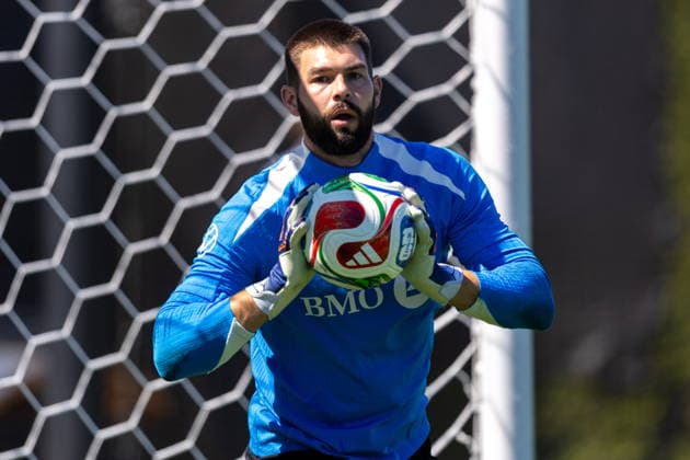 June 22, 2026, Vancouver, Bc, CANADA: CanadaöÄÃ s Maxime Crv peau participates in a FIFA World Cup, WM, Weltmeisterschaft, Fussball soccer training session in Vancouver on Monday, June 22, 2026. Canada News - June 22, 2026  - ZUMAc35_ 20260622_zaf_c35_053 Copyright: xTimothyxMatweyx