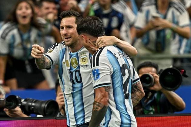 Messi leads Argentina into World Cup knockout stage DALLAS, TEXAS, UNITED STATES JUNE 22: Lionel Messi ( 10) during the FIFA World Cup, WM, Weltmeisterschaft, Fussball 2026 Group J match between Argentina and Austria at Dallas Stadium in Dallas, Texas, United States, on June 22, 2026. Argentina defeated Austria 2-0 to qualify for the knockout stage. Dallas Spain Copyright: x xwalidxibrahimx xJNAxPressx