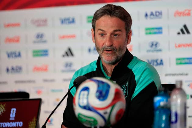 Panama s head coach Thomas Christiensen attends a presser in Toronto, Canada, 22 June 2026. Panama s presser !ACHTUNG: NUR REDAKTIONELLE NUTZUNG!  Copyright: xBienvenidoxVelascox GRAF3569 20260622-55020677342_1