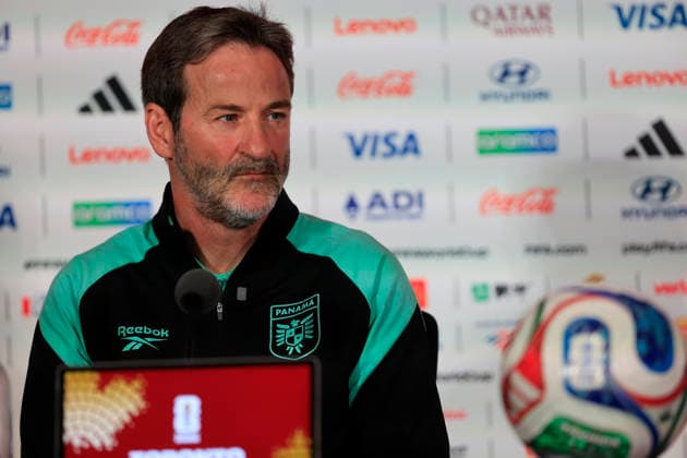 Panama s head coach Thomas Christiensen attends a presser in Toronto, Canada, 22 June 2026. Panama s presser !ACHTUNG: NUR REDAKTIONELLE NUTZUNG!  Copyright: xBienvenidoxVelascox GRAF3570 20260622-55020677343_1