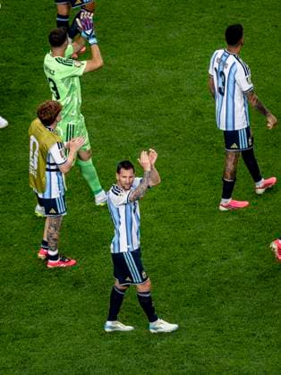 DALLAS - Lionel Messi of Argentina during the 2026 World Cup at AT&T Stadium on June 22, 2026, in Dallas, United States. (Photo by Stefan Koops EYE4IMAGES DeFodi Images) - *** DALLAS