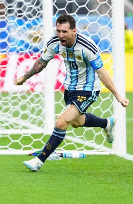 (260623) -- DALLAS, June 23, 2026 -- Lionel Messi of Argentina celebrates his second goal during the group J match between Argentina and Austria at the 2026 FIFA World Cup, WM, Weltmeisterschaft, Fussball at Dallas Stadium in Dallas, the United States, June 22, 2026. ) (SP)U.S.-DALLAS-FOOTBALL-FIFA WORLD CUP-GROUP J-ARG VS AUT JiaxHaocheng 
