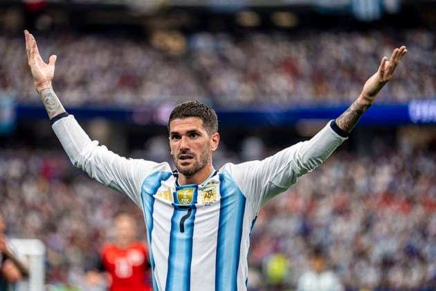 Rodrigo De Paul of Argentina during the match between Argentina and Austria in the second round of the group stage of the 2026 World Cup, held at Houston Stadium in Dallas, United States. Richard Callis Fotoarena (Richard Callis SPP)  Copyright: xRichardxCallisx xSPPx spp-en-RiCa-2967740
