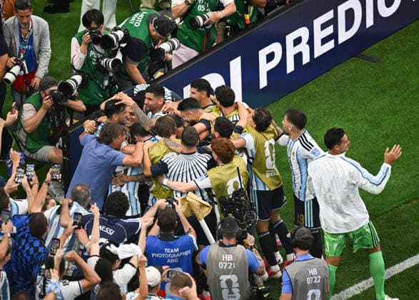 (260623) -- DALLAS, June 23, 2026 -- Players of Argentina celebrate a goal during the group J match between Argentina and Austria at the 2026 FIFA World Cup, WM, Weltmeisterschaft, Fussball at Dallas Stadium in Dallas, the United States, June 22, 2026. ) (SP)U.S.-DALLAS-FOOTBALL-FIFA WORLD CUP-GROUP J-ARG VS AUT WuxXiaoling 