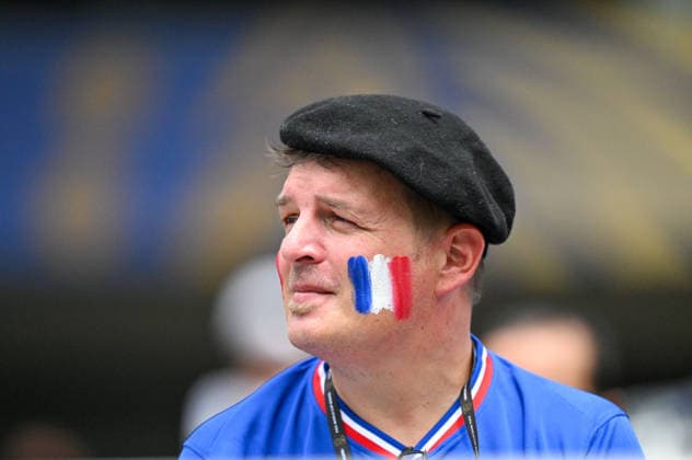 June 22, 2026, Philadelphia, Pennsylvania, United States: Fans in the stands pregame between France and Iraq during the group I World Cup match at Philadelphia Stadium Philadelphia United States - ZUMArf1_ 20260622_zaf_rf1_001 Copyright: xRickyxFitchettx
