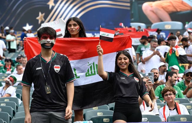 June 22, 2026, Philadelphia, Pennsylvania, United States: Fans in the stands pregame between France and Iraq during the group I World Cup match at Philadelphia Stadium Philadelphia United States - ZUMArf1_ 20260622_zaf_rf1_009 Copyright: xRickyxFitchettx