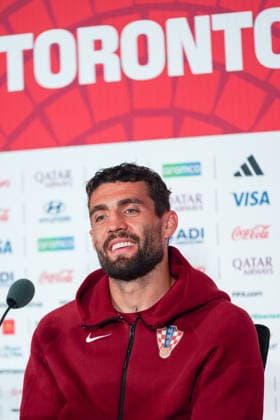 Panama vs Croatia FIFA World Cup, WM, Weltmeisterschaft, Fussball 2026 Group L press conference, PK, Pressekonferenz Mateo Kovacic 08 of Croatia during the 2026 FIFA World Cup MD-1 Press Conference ahead of the Group L match between Panama and Croatia at Toronto Stadium. on June 22, 2026 in Toronto, Canada. (Photo by Leonardo Ramirez Eyepix Group) Copyright: xLeonardoxRamirezx xEyepixxGroupx LR22062026-05805