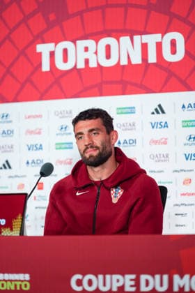 Panama vs Croatia FIFA World Cup, WM, Weltmeisterschaft, Fussball 2026 Group L press conference, PK, Pressekonferenz Mateo Kovacic 08 of Croatia during the 2026 FIFA World Cup MD-1 Press Conference ahead of the Group L match between Panama and Croatia at Toronto Stadium. on June 22, 2026 in Toronto, Canada. (Photo by Leonardo Ramirez Eyepix Group) Copyright: xLeonardoxRamirezx xEyepixxGroupx LR22062026-05808