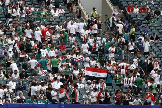 FIFA World Cup, WM, Weltmeisterschaft, Fussball 2026 - Group I - France vs Iraq Supporters of Iraq attend the FIFA World Cup 2026 group stage match France against Iraq, in Philadelphia, Pennsylvania, USA, 22 June 2026. PHILADELPHIA United States  Copyright: xWILLxOLIVERx