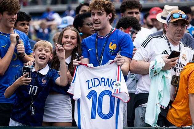 FOOTBALL : France vs Irak - Coupe du monde FIFA 2026. Lincoln Financial Field Philadelphie 22 06 2026 Ambiance avec les supporters de l Ã quipe de France  Copyright: xELYXANDROxCEGARRAx