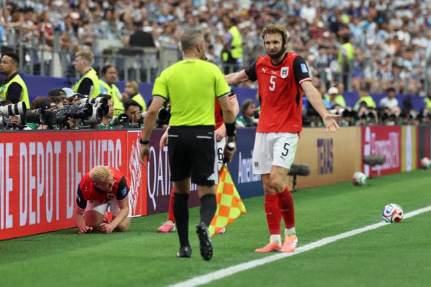 SOCCER - FIFA World Cup, WM, Weltmeisterschaft, Fussball 2026 ARLINGTON,TEXAS,USA,22.JUN.26 - SOCCER - FIFA World Cup 2026, group stage, Argentina vs Austria. Image shows Stefan Posch (AUT).  GEPAxpictures xStevenxDinberg
