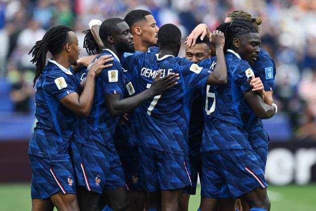 Mg Philadelphia (Stati Uniti) 20 06 2026 - Mondiali di Calcio 2026 Francia-Iraq foto Matteo Gribaudi Image nella foto: esultanza gol Kylian Mbappe 