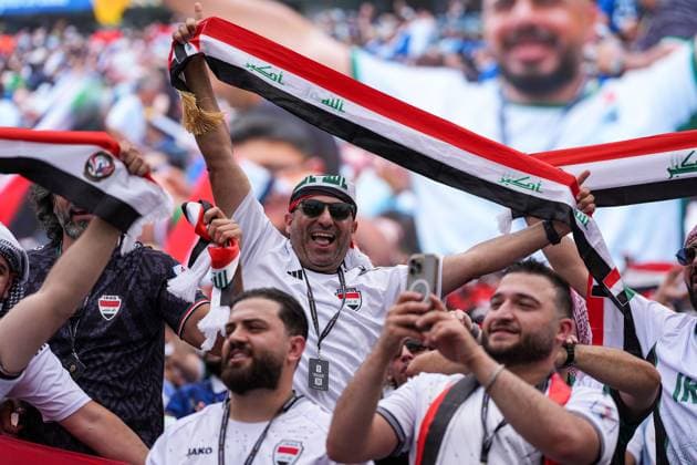 Iraq fan ahead of kick off France v Iraq, 2026 FIFA World Cup, WM, Weltmeisterschaft, Fussball Group I, Football, Philadelphia Stadium, Philadelphia, Pennsylvania, USA - 22 Jun 2026Philadelphia Philadelphia Stadium Pennsylvania (PA) United States of America  Copyright: xIsmaelxAdnan Shutterstockx 16950632at