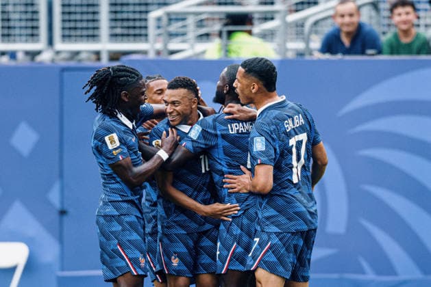 France vs. Iraq FILADÃ LFIA, PN - 22.06.2026: FRANCE VS. IRAQ - MBAPPE Kylian of France celebrates after scoring a goal during the match between France and Iraq, valid for the second round of the group stage of the 2026 World Cup, held at Lincoln Financial Field in Philadelphia, United States. (Photo: Marcelo Machado de Melo Fotoarena) x2967893x  MarceloxMachadoxdexMelo