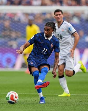 Michael Olise of France passes the ball France v Iraq, 2026 FIFA World Cup, WM, Weltmeisterschaft, Fussball Group I, Football, Philadelphia Stadium, Philadelphia, Pennsylvania, USA - 22 Jun 2026Philadelphia Philadelphia Stadium Pennsylvania (PA) United States of America  Copyright: xIsmaelxAdnan Shutterstockx 16950632bb