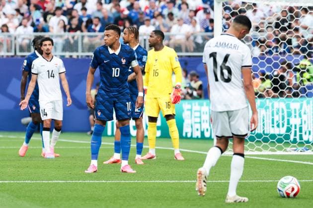 RECORD DATE NOT STATED FIFA World Cup, WM, Weltmeisterschaft, Fussball 2026 - Group I - France v Iraq Kylian Mbappe player of France during the match between France and Iraq in the second round of Group I of the 2026 FIFA World Cup group stage at Philadelphia Stadium, in Philadelphia, United States, on Monday, June 22, 2026.(Foto: Vanessa Carvalho Brazil Photo Press IMAGO) Sports %G Copyright: xVanessaxCarvalhox