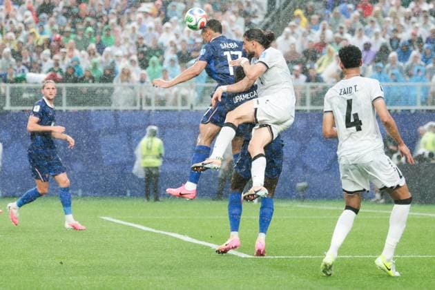 RECORD DATE NOT STATED FIFA World Cup, WM, Weltmeisterschaft, Fussball 2026 - Group I - France v Iraq William Saliba player of France during the match between France and Iraq in the second round of Group I of the 2026 FIFA World Cup group stage at Philadelphia Stadium, in Philadelphia, United States, on Monday, June 22, 2026.(Foto: Vanessa Carvalho Brazil Photo Press IMAGO) Sports %G Copyright: xVanessaxCarvalhox