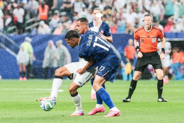 RECORD DATE NOT STATED FIFA World Cup, WM, Weltmeisterschaft, Fussball 2026 - Group I - France v Iraq William Saliba player of France during the match between France and Iraq in the second round of Group I of the 2026 FIFA World Cup group stage at Philadelphia Stadium, in Philadelphia, United States, on Monday, June 22, 2026.(Foto: Vanessa Carvalho Brazil Photo Press IMAGO) Sports %G Copyright: xVanessaxCarvalhox