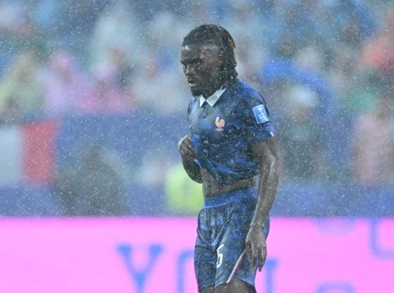 France v Iraq - FIFA World Cup, WM, Weltmeisterschaft, Fussball 2026 - Group I PHILADELPHIA, UNITED STATES - JUNE 22: Manu Kone (6) of France takes part during the 2026 FIFA World Cup First Stage Group I match between France and Iraq at Lincoln Financial Field (Philadelphia Stadium) in Philadelphia, Pennsylvania, United States on June 22, 2026. Abdulhamid Hosbas Anadolu Pennsylvania United States. Editorial use only. Please get in touch for any other usage.  Copyright: x2026xAnadoluxAbdulhamidxHosbasx