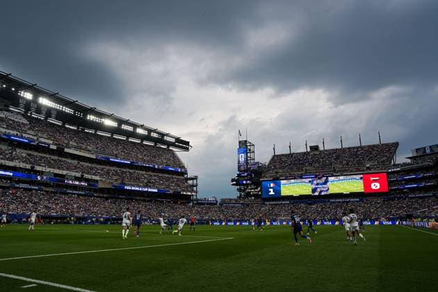 General view of the Philadelphia Stadium during play France v Iraq, 2026 FIFA World Cup, WM, Weltmeisterschaft, Fussball Group I, Football, Philadelphia Stadium, Philadelphia, Pennsylvania, USA - 22 Jun 2026Philadelphia Philadelphia Stadium Pennsylvania (PA) United States of America  Copyright: xIsmaelxAdnan Shutterstockx 16950632bo