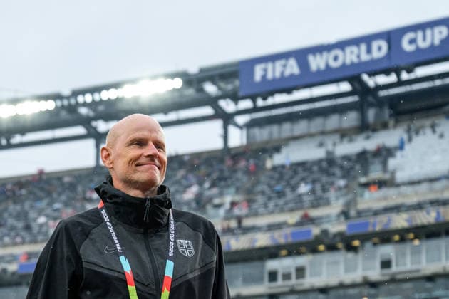 260622 Head coach Stale Solbakken of Norway ahead of the FIFA World Cup, WM, Weltmeisterschaft, Fussball 2026 group stage football match between Norway and Senegal on June 22, 2026 in New Jersey. Photo: Vegard Grott BILDBYRAN kod VG VG0963 bbeng fotboll football soccer fotball vm fotbolls-vm fotball-vm fotbolls-vm 2026 fifa world cup 2026 new york norge norway senegal *** June 22, 2026  Copyright: VEGARDxGRoTT BB260622VG018