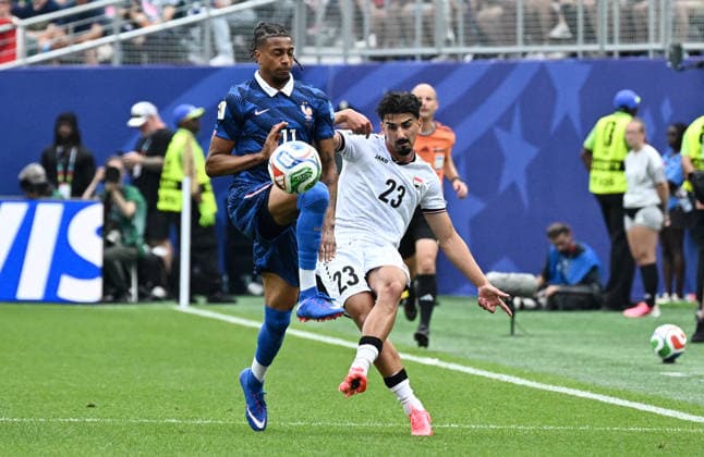 2026 World Cup - France vs Iraq in Philadelphia France forward Michael Olise during World Cup 2026 game France vs Iraq on June 22, 2026 in Philadelphia, Pennsylvania. Photo by Olivier Douliery ABACAPRESS.COM Philadelphia Pennsylvania United States  Copyright: xDoulieryxOlivier ABACAx