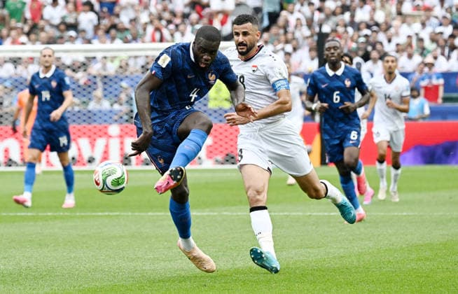 2026 World Cup - France vs Iraq in Philadelphia Dayot Upamecano from France during World Cup 2026 game France vs Iraq on June 22, 2026 in Philadelphia, Pennsylvania. Photo by Olivier Douliery ABACAPRESS.COM Philadelphia Pennsylvania United States  Copyright: xDoulieryxOlivier ABACAx