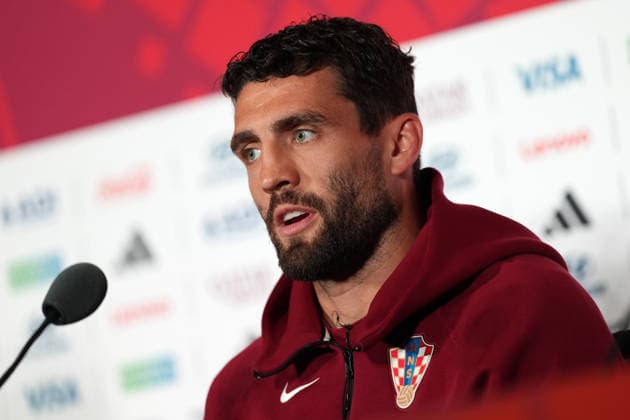press conference, PK, Pressekonferenz ahead of Panama v Croatia - 2026 FIFA World Cup, WM, Weltmeisterschaft, Fussball TORONTO, CANADA - JUNE 22 : Mateo Kovacic of Croatia speaks during a press conference one day ahead of their Group L match against Panama at the 2026 FIFA World Cup in Toronto, Ontario, Canada on June 22, 2026. Mert Alper Dervis Anadolu Ontario Canada. Editorial use only. Please get in touch for any other usage.  Copyright: x2026xAnadoluxMertxAlperxDervisx