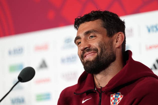 press conference, PK, Pressekonferenz ahead of Panama v Croatia - 2026 FIFA World Cup, WM, Weltmeisterschaft, Fussball TORONTO, CANADA - JUNE 22 : Mateo Kovacic of Croatia speaks during a press conference one day ahead of their Group L match against Panama at the 2026 FIFA World Cup in Toronto, Ontario, Canada on June 22, 2026. Mert Alper Dervis Anadolu Ontario Canada. Editorial use only. Please get in touch for any other usage.  Copyright: x2026xAnadoluxMertxAlperxDervisx