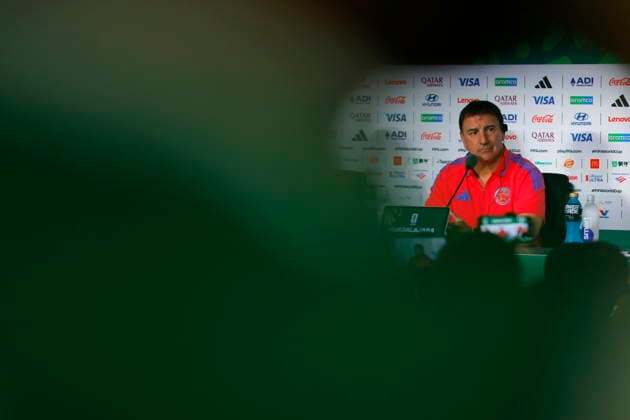 FIFA World Cup, WM, Weltmeisterschaft, Fussball 2026 - Colombia press conference, PK, Pressekonferenz Colombia s head coach, Nestor Lorenzo, speaks during a press conference at Akron Stadium in Guadalajara, Mexico, 22 June 2026. Guadalajara Mexico  Copyright: xFranciscoxGuascox