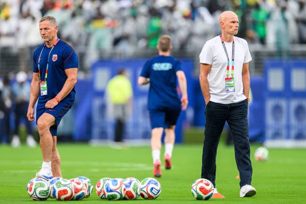 260622 Head coach Stale Solbakken of Norway ahead of the FIFA World Cup, WM, Weltmeisterschaft, Fussball 2026 group stage football match between Norway and Senegal on June 22, 2026 in New Jersey. Photo: Jon Olav Nesvold BILDBYRAN COP 217 VG0963 bbeng fotboll football soccer fotball vm fotbolls-vm fotball-vm fotbolls-vm 2026 fifa world cup 2026 new york norge norway senegal *** June 22, 2026  Copyright: JONxOLAVxNESVOLD BB260622JE010