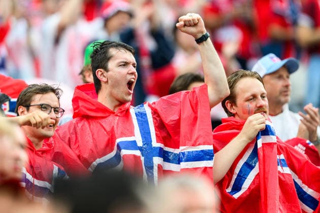 260622 Fans of Norway ahead of the FIFA World Cup, WM, Weltmeisterschaft, Fussball 2026 group stage football match between Norway and Senegal on June 22, 2026 in New Jersey. Photo: Jon Olav Nesvold BILDBYRAN COP 217 VG0963 bbeng fotboll football soccer fotball vm fotbolls-vm fotball-vm fotbolls-vm 2026 fifa world cup 2026 new york norge norway senegal publik *** June 22, 2026  Copyright: JONxOLAVxNESVOLD BB260622JE011