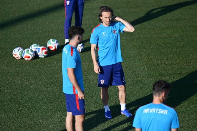 Toronto, 220626. The last training session of the Croatian football team at Centennial Park before the match with Panama. In the photo: Luka Modric. Photo: Boris Kovacev CROPIX Copyright: xxBorisxKovacevx hrvatska_trening3-220626