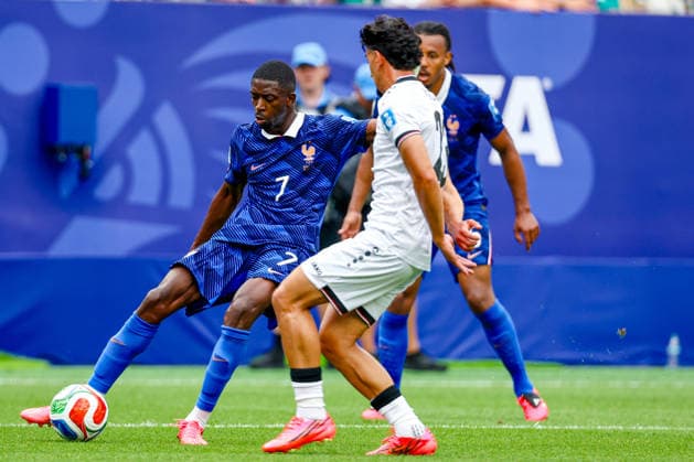 June 22, 2026, Philadelphia, Pennsylvania, USA: OUSMANE DEMBELE of France plays a cross into the box during the 2026 FIFA World Cup, WM, Weltmeisterschaft, Fussball Group I match at Philadelphia Stadium in Philadelphia, PA on June 22, 2026. Philadelphia USA - ZUMAm283 20260622_zsp_m283_021 Copyright: xBillyxMyersx