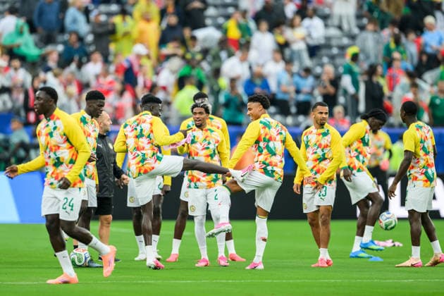 260622 Pplayers of Senegal ahead of the FIFA World Cup, WM, Weltmeisterschaft, Fussball 2026 group stage football match between Norway and Senegal on June 22, 2026 in New Jersey. Photo: Jon Olav Nesvold BILDBYRAN COP 217 VG0963 bbeng fotboll football soccer fotball vm fotbolls-vm fotball-vm fotbolls-vm 2026 fifa world cup 2026 new york norge norway senegal *** June 22, 2026  Copyright: JONxOLAVxNESVOLD BB260622JE014