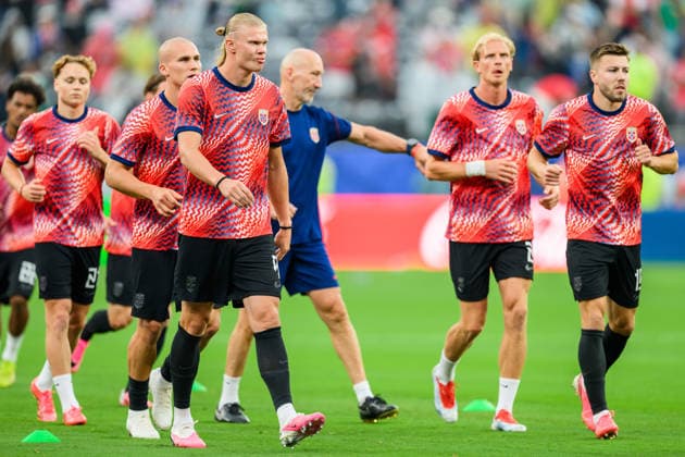 260622 Erling Braut Haaland of Norway ahead of the FIFA World Cup, WM, Weltmeisterschaft, Fussball 2026 group stage football match between Norway and Senegal on June 22, 2026 in New Jersey. Photo: Jon Olav Nesvold BILDBYRAN COP 217 VG0963 bbeng fotboll football soccer fotball vm fotbolls-vm fotball-vm fotbolls-vm 2026 fifa world cup 2026 new york norge norway senegal *** June 22, 2026  Copyright: JONxOLAVxNESVOLD BB260622JE015