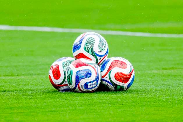 Adidas Trionda match balls seen Norway v Senegal, Group I - FIFA World Cup, WM, Weltmeisterschaft, Fussball 2026, Norway v Senegal, New York New Jersey Stadium, June 22, 2026, East Rutherford, United States.
