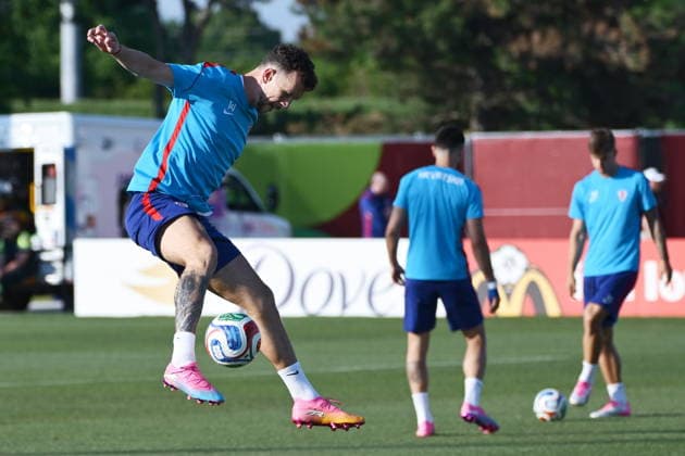Toronto, 220626. The last training session of the Croatian football team at Centennial Park before the match with Panama. In the photo: Ivan Perisic. Photo: Boris Kovacev CROPIX Copyright: xxBorisxKovacevx hrvatska_trening10-220626