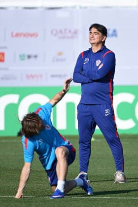 Toronto, 220626. The last training session of the Croatian football team at Centennial Park before the match with Panama. In the photo: Zlatko Dalic. Photo: Boris Kovacev CROPIX Copyright: xxBorisxKovacevx hrvatska_trening14-220626