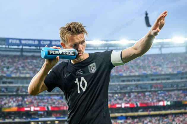 260622 Martin odegaard of Norway during the FIFA World Cup, WM, Weltmeisterschaft, Fussball 2026 group stage football match between Norway and Senegal on June 22, 2026 in New Jersey. Photo: Vegard Grott BILDBYRAN kod VG VG0963 bbeng fotboll football soccer fotball vm fotbolls-vm fotball-vm fotbolls-vm 2026 fifa world cup 2026 new york norge norway senegal *** June 22, 2026  Copyright: VEGARDxGRoTT BB260622VG032