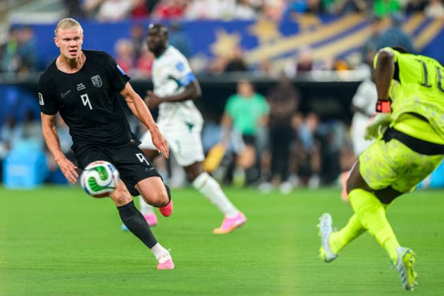 260622 Erling Braut Haaland of Norway during the FIFA World Cup, WM, Weltmeisterschaft, Fussball 2026 group stage football match between Norway and Senegal on June 22, 2026 in New Jersey. Photo: Jon Olav Nesvold BILDBYRAN COP 217 VG0963 bbeng fotboll football soccer fotball vm fotbolls-vm fotball-vm fotbolls-vm 2026 fifa world cup 2026 new york norge norway senegal *** June 22, 2026  Copyright: JONxOLAVxNESVOLD BB260622JE023