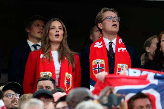 Norway v Senegal: Group I - FIFA World Cup, WM, Weltmeisterschaft, Fussball 2026 Princess Ingrid Alexandra of Norway and Prince Sverre Magnus of Norway in the stand before the FIFA World Cup 2026 Group I match between Norway and Senegal at New York New Jersey Stadium on June 22, 2026 in East Rutherford, United States. East Rutherford New York New Jersey Stadium NJ United States Copyright: xAllstarxPicturexLibraryxLtdx