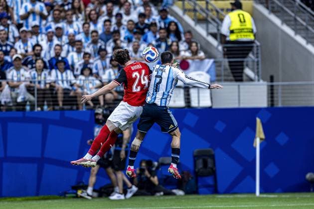 RECORD DATE NOT STATED The match between Argentina and Austria will determine the leader of Group J at Dallas Stadium in the 2026 World Cup. Arlington (TX), 06 22 2026 - sports football world cup Argentina Austria USA action from the match between Argentina and Austria, valid for the second round of group J of the 2026 world cup, played at Dallas Stadium, in Arlington, Texas, this Monday (22).(Foto: Pedro Paulo Diaz Thenews2 imago images) SPO  Copyright: xPedroxPauloxDiazx