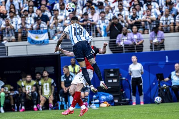 RECORD DATE NOT STATED The match between Argentina and Austria will determine the leader of Group J at Dallas Stadium in the 2026 World Cup. Arlington (TX), 06 22 2026 - sports football world cup Argentina Austria USA Argentina player Romero in a match between Argentina and Austria, valid for the second round of group J of the 2026 world cup, played at Dallas Stadium, in Arlington, Texas, this Monday (22).(Foto: Pedro Paulo Diaz Thenews2 imago images) SPO  Copyright: xPedroxPauloxDiazx
