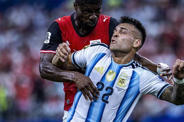 RECORD DATE NOT STATED The match between Argentina and Austria will determine the leader of Group J at Dallas Stadium in the 2026 World Cup. Arlington (TX), 06 22 2026 - sports football world cup Argentina Austria USA Argentina player Lautaro Martinez in a match between Argentina and Austria, valid for the second round of Group J of the 2026 World Cup, played at Dallas Stadium, in Arlington, Texas, this Monday (22).(Foto: Pedro Paulo Diaz Thenews2 imago images) SPO  Copyright: xPedroxPauloxDiazx