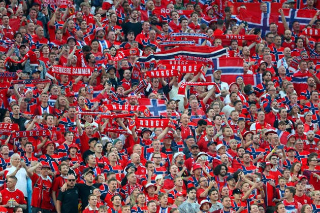Norway v Senegal: Group I - FIFA World Cup, WM, Weltmeisterschaft, Fussball 2026 Fans of Norway with scarves during the FIFA World Cup 2026 Group I match between Norway and Senegal at New York New Jersey Stadium on June 22, 2026 in East Rutherford, United States. East Rutherford New York New Jersey Stadium NJ United States Copyright: xAllstarxPicturexLibraryxLtdx